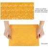 HBlife 50Pcs Bubble Mailers, 4x8 Inches Self Seal Kraft Poly Mailers, Padded Envelopes Shipping Bags Packaging for Small Business
