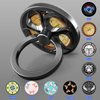 Finger Ring Stand, ebulous 360° Rotation Spinner Mobile Cell Phone Ring Stand Holder with Grip Kickstand Universal [Washable/Reusable] for Phone/Pad/Note/Tablets etc (Gold)