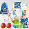 Aooess Basketball Hoop Indoor Toys for Kids 3 4 5 Boys: Toddler Basketball Hoop Indoor Wall Mount Basketball Hoop Suction Cup Basketball Hoop Toys for 3 Year Old Boy Gifts for 3-8 Year Old Boys，Blue