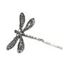 6 Pcs Metal Hair Clips Antique Silver Dragonfly Hair Pins Vintage Bobby Pins Hair Barrettes Hair Accessories for Women and Girls