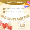 WLPHHM Old Lives Matter Happy Birthday Banner, Funny Birthday Retirement Party Decorations，80th 70th 60th 50th Birthday Decorations for Men Women，Garland Bunting Glitter Decoration (Purple) (Champagne Gold)