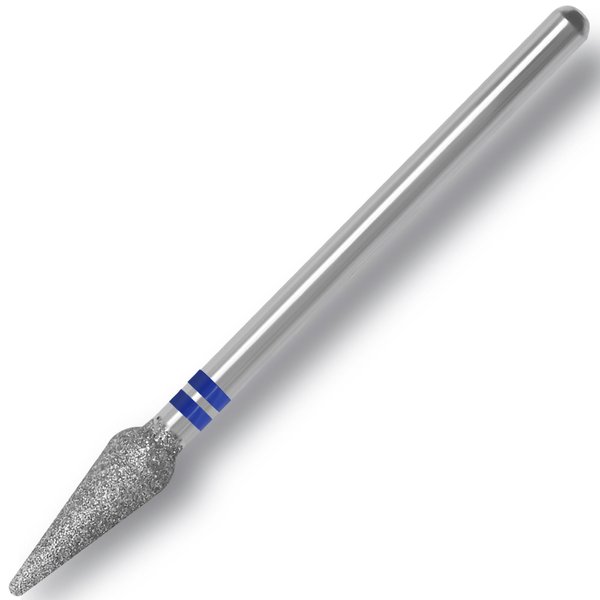 HungGato Tapered Top Needle Cuticle Clean Nail Drill Bit 3/32'', Professional Safety Carbide Diamond Under Nail Cleaner for Cuticle Dead Skin Nail Prepare, Beginners Bits, Experienced Tech (Medium)