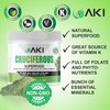 AKI Cruciferous Superfood Green Mix Powder - Made from Kale, Broccoli, Brussels Sprouts, Cabbage - Packed with Essential Phytonutrients & Vitamins (5.3oz/ 150G)