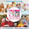 Makolle Kids Smart Phone for Girls Christmas Birthday Gifts Age 3-10 2.8'Touchscreen Toddler Learning Toy Story Phones for Kids and Dual Camera, Music Player, with 32G SD Card-Pink