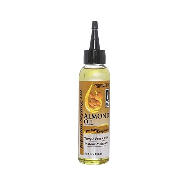 Doo Gro Infusion Styling Oil Almond Oil For Kinky Coily Curls 4.5Oz (Pack of 3)