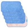 KEEPOW Microfiber Mop Cloth Refills Compatible with MR.SIGA Professional Microfiber Mop, Double Side use, Wet & Dry Mopping, Pack of 5