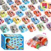 Worgree 50 Pcs Mini Pull Back Cars, Small Race Car Toys Bulk Party Favors for Kids 4-8 8-12 Treasure Box Toys for Classroom Prizes Pinata Goodie Bags Stuffers Birthday Gifts for Boys Girls Toddlers