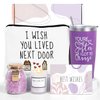 Birthday Gifts for Women Best Friends, Friendship Gifts for Women, Relaxing Spa Gift Basket, Sister Gifts from Sister, Unique Birthday Gifts for Friends Female Sister Best Friend, BFF Gifts (Purple)