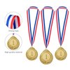 12 Pieces Gold Award Medals - Winner Medals Gold Prizes for Sports, Competitions, Party, Spelling Bees, Olympic Style, 2 Inches