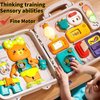 Montessori Toys for 1 Year Old,Baby busy boardsensory toys for toddlers 1-3,BabyEducational Learning Toys12-18 months, Plane toys for toddlers Toys for one year old boys and girls Birthday Gifts