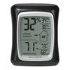AcuRite 00325 Indoor Thermometer & Hygrometer with Humidity Gauge, Black, 0.3
