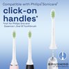 Brushmo Replacement Toothbrush Heads Compatible with Philips Sonicare DiamondClean HX6062/65, White, 8 Pack