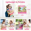 SYNARRY Unicorn Princess Fairy Magnetic Puzzles for Toddlers 3-5 Girls, 20 Pieces Travel Puzzles for Kids Ages 4-6, Car Airplane Road Trip Activities Games Toys for 3 4 5 Year Old Girls Birthday Gifts