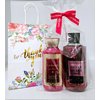 Bath & Body Sweet Heart Cherry Body Wash 10 fl oz, Luminous Daily Nourishing Body Lotion 8 fl oz