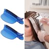 2PCS Sectioning Clips, Hair Sectioning Clip, No Trace Hair Clips, Heat Insulation Easy Speed Separator Clip Hair Cutting Clips Blue for Wig Extension Hair Highlighting