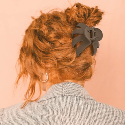 Lolalet Octopus Hair Claw Clips, 5 Pack Non-slip Jaw Clips Medium Hair Clamps for Thick Curly Long Hair, Wide Grip Hair Accessories for Women -Style B