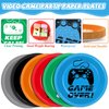 Naozinebi 72PCS Video Game Birthday Plates Gaming Party Supplies 7Inch Game Lovers Tableware Gamer Party Disposable Paper Dessert Plates for Boys Girls Kids Baby Shower Decorations Favor, 6 Designs