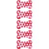 5 Pcs Red Dog Hair Clips Mini Bone Snap Dog Barrette Small Snap Hair Clips Pet Hair Barrettes Pet Hairpin Dog Hair Accessories Appare