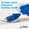 AKI Blue Spirulina Powder Pack- Loaded with Antioxidants | Vegan & Authnetic Food Coloring - Ideal for Making Smoothies, Ice Cream, Yogurt or Pastries ((1 Oz/28.35gr))