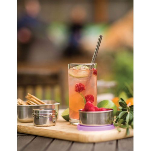 U Konserve - Stainless Steel Straw and Brush, Environment Friendly Alternative to Plastic Straws, Durable Stainless Steel, With Handy Straw Brush (Set of 2)