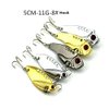 OriGlam 【Happy Shopping Day】 5Pcs Metal VIB Hard Fishing Lure Bass Crankbait Fishing Spinner Blade for Bass Fishing