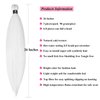UPruyo White Braiding Hair Pre Stretched Box Braids Hair Extensions Prestretched Braiding Hair 26 inch Low-temperature Synthetic Fiber Knotless Long Braiding Hair