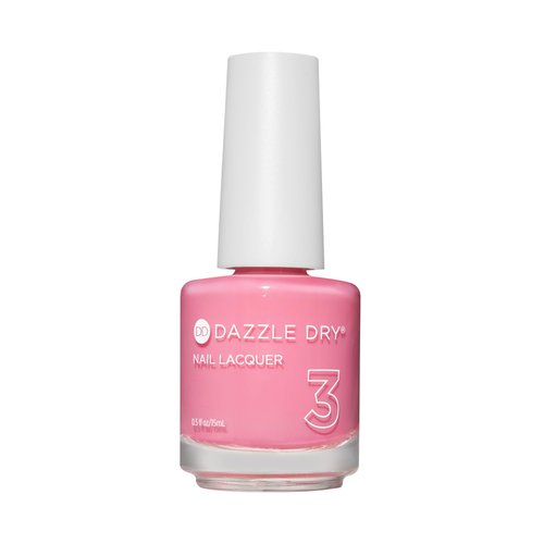 Dazzle Dry Nail Lacquer (Step 3) - Made You Blush - A semi-sheer cream bubblegum pink. (0.5 fl oz)