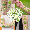 Frog Temporary Tattoos - Frog Birthday Decorarions Party Favors Supplies Gift Idea For Kids Teen Boy Girl Animal Décor Cute Lovely