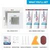BONCART Drywall Repair Kit, Spackle Wall Repair Kit, 3 Pack Wall Mending Agent Putty, Wall Repair Paste Plaster for Wall Crack/Nail Hole, Wall Hole Filler with 2inch 4inch Wall Patch
