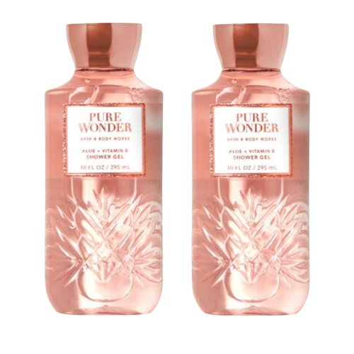 Bath and Body Works Pure Wonder Shower Gel 10 Oz 2 Pack (Pure Wonder)