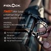 FIDLOCK Twist Uni Base - Universal Magnetic Mechanical Water Bottle Holder - Frame Tubes with a Width of 28–62 mm - Rubber Back for Frame Protection - Fits All Twist Modules