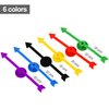Tatuo 120 Pieces 4 Inch Arrow Spinners Board Game Spinner Plastic Arrow Game Spinners for School Party Supplies, 6 Colors