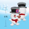Warner Bros Frosty The Snowman Dog Plush Squeaker Toy, 6” | Squeaky Plush Toys for Dogs | Officially Licensed Pet Product for Dogs and Pet Stocking Stuffers