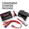 Tenergy TB-6AB Balance Charger Discharger 1S-6S Digital Battery Pack Charger for NiMH/NiCD/Li-PO/Li-Fe Packs w/ LCD Display Hobby Battery Charger w/ Tamiya/JST/EC3/HiTec/Deans Connectors + Power Supply