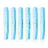 Allegro Combs #415 Combs for Women, 7 Inches Combs for Men, Parting Comb, Hair Comb, Comb for Men 6 Count (Baby Blue)