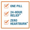 Zegerid OTC, Omeprazole 20mg + Sodium Bicarbonate, Heartburn Medicine, Acid Reducer, PPI, 24hr All Day Protection, 1 pack 42 Capsules