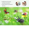 Volnau Bug Toys Figurines 12PCS Insect Animal Figures for Kids Toddlers Decorations Educational Bee Beetle Mantis Spider Ladybug Butterfly Plastic Model
