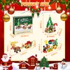 Gytera Christmas Advent Calendar 2024 Building Blocks for Kids & Adults- 24 Pack Assembly Blocks 24 Days Countdown Advent Calendar with Christmas Tree, Reindeer Sleigh & Train, Christmas Gifts for Kids