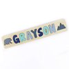 Personalized Wooden Name Puzzle for Kids, Handmade in USA by Bloom Owl, Custom Baby Gifts for Boys and Girls Christmas or First Birthday, Montessori Toys