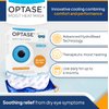 Optase Moist Heat Eye Mask - Washable and Reusable Heated & Cooling Gel Eye Mask - HydroBead Technology for Dry Eye Relief