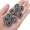 20 Pack 608-RS Ball Bearing - Double Rubber Sealed Shielded Miniature Deep Groove 608rs Bearings for Skateboards, Inline Skates, Scooters, Roller Blade Skates & Long Boards (8mm x 22mm x 7mm)…