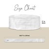 Boca Terry Makeup Headband, Women's Headband for Washing Face, Cotton Terry Cloth Skincare Headbands for Facial, Face Wash, Cosmetic and Skin Care Treatments. Adjustable Towel Headband. 3-Pack, White