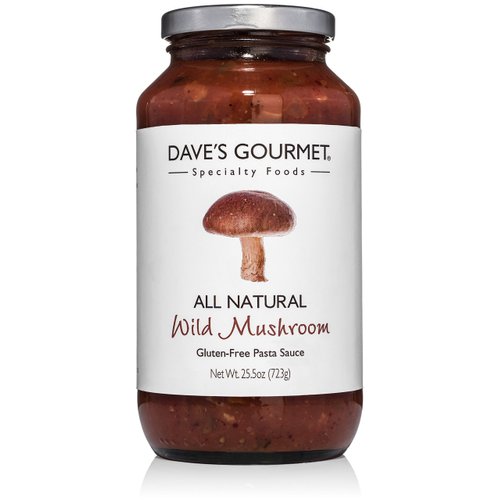 Dave's Gourmet Wild Mushroom Pasta Sauce, Pack of 1