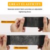 Ruicoo Tattoo Grip Tape 4pcs Tattoo Grip Wrap Cover Disposable Tape Self-Adhesive Bandage 2" x 5 Yards Black Tattoo Grip Tape for Tattoo Machine Grip