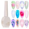SUPWEE Clear 3D Sculpting Gel for Nail Art, 15ml 3D Nail Art Gel Molding Gel for Nail Rhinestone Nail Craving Gel Nail Art Glue Home DIY Charm Nails Decoration