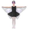 Sunlisky Kids Butterfly Wings Costume for Girls Fairy-Wings Mask Party Favors Gifts (Purple Sets)