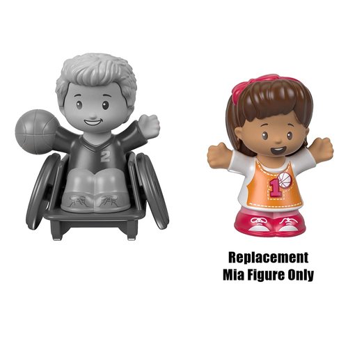 Ele Toys Replacement Part for Little-People Josh and Mia Play Basketball Playset - FGX51 ~ Replacement Little Girl Mia Figure
