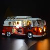 BRIKSMAX Volkswagen T1 Camper Van Led Lighting Kit- Compatible with Lego 10220 Building Blocks Model- Not Include The Lego Set