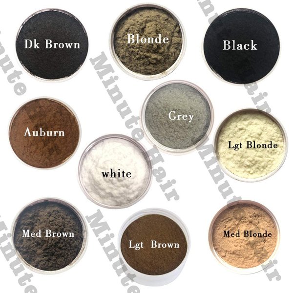 Biggie Sized 57 Gram Bottle Full Of Minute Hair Fibers. HI Grade Hair Building Fibers. Gargantuan Amount of LIGHT BROWN Fibers Inside A Compact Size Refillable Bottle. Choose Your Color.