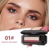 Dual Color Eyeshadow,Waterproof Glitter Eye Shadow,Smooth Texture Highly Pigmented Dual-Color Eyeshadow Eyeshadow Shimmer Long Lasting For Eye Makeup(01#)